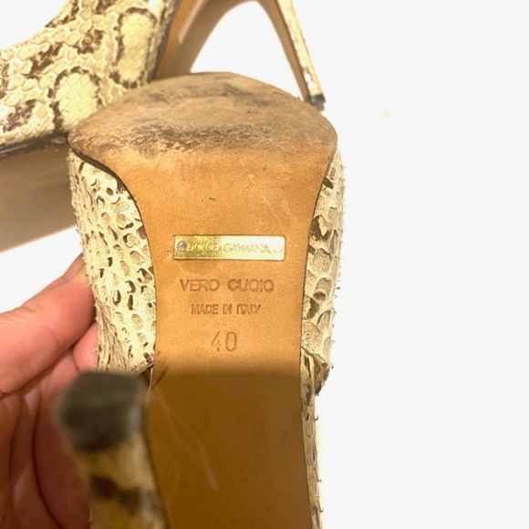 Snake Skin pumps - Picture 4 of 6